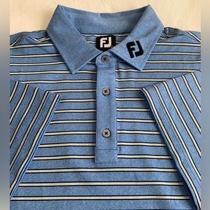 FootJoy Men's Short Sleeve Golf Shirt XL Blue